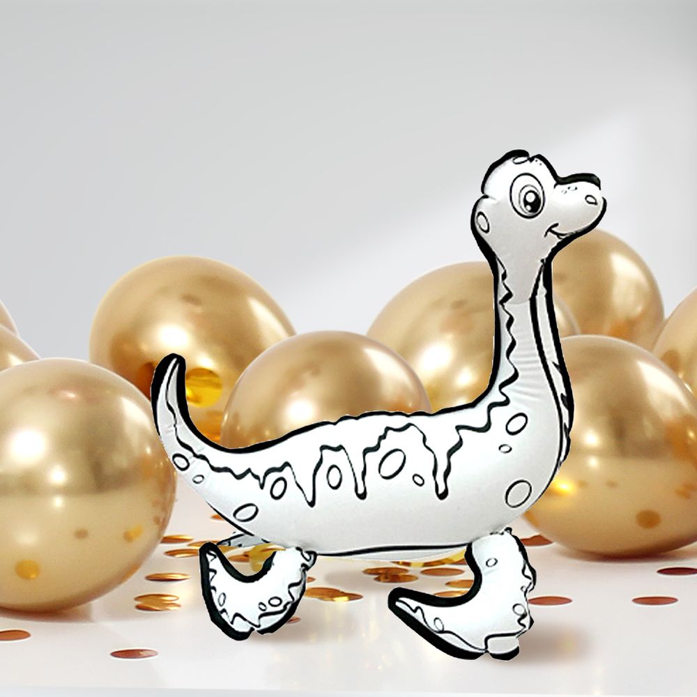 DIY Ausmalballon - Dino - Plesiosaurier - 5 Ballons