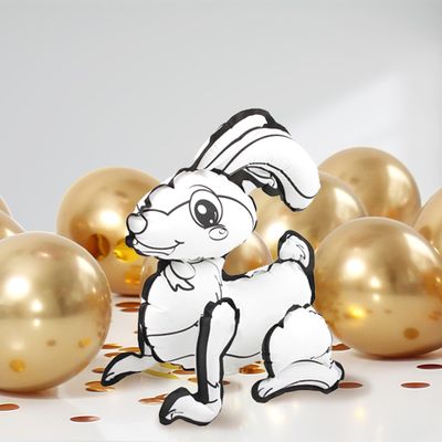 DIY Ausmalballon - Hase - 5 Ballons