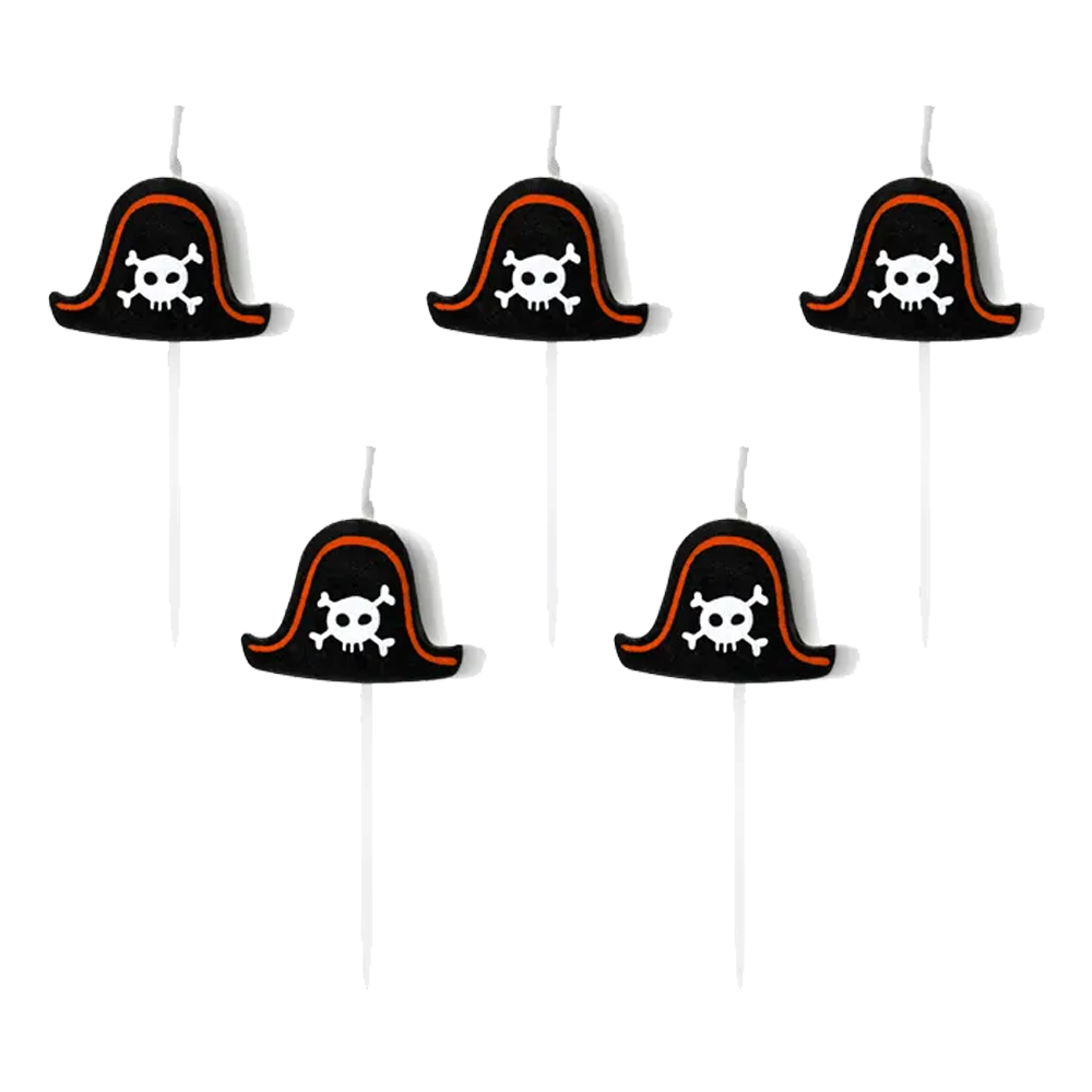 5 Kerzen Pirat - 5 Stück