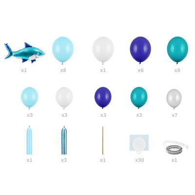 Luftballon Girlande - Unterwasserwelt - 5 Sets