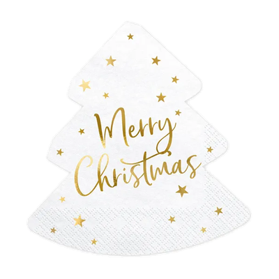 20 Servietten - Weihnachtsbaum - 1 Stück
