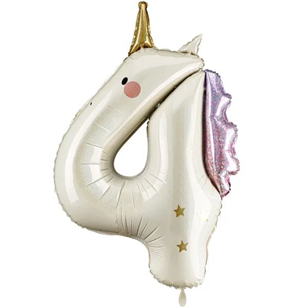 XXL - Zahl 4 - Unicorn