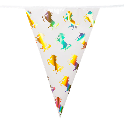 Wimpelkette - Einhorn - 5 Stück