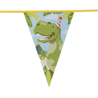 Wimpelkette - Dino - 5 Stück