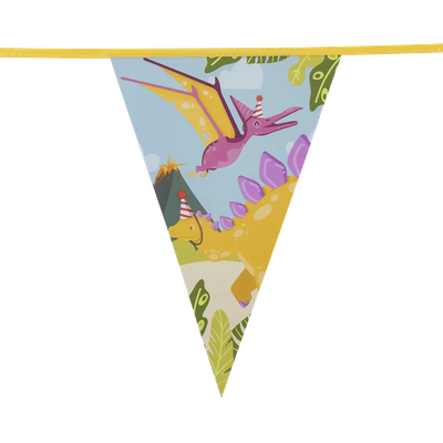 Wimpelkette - Dino - 5 Stück