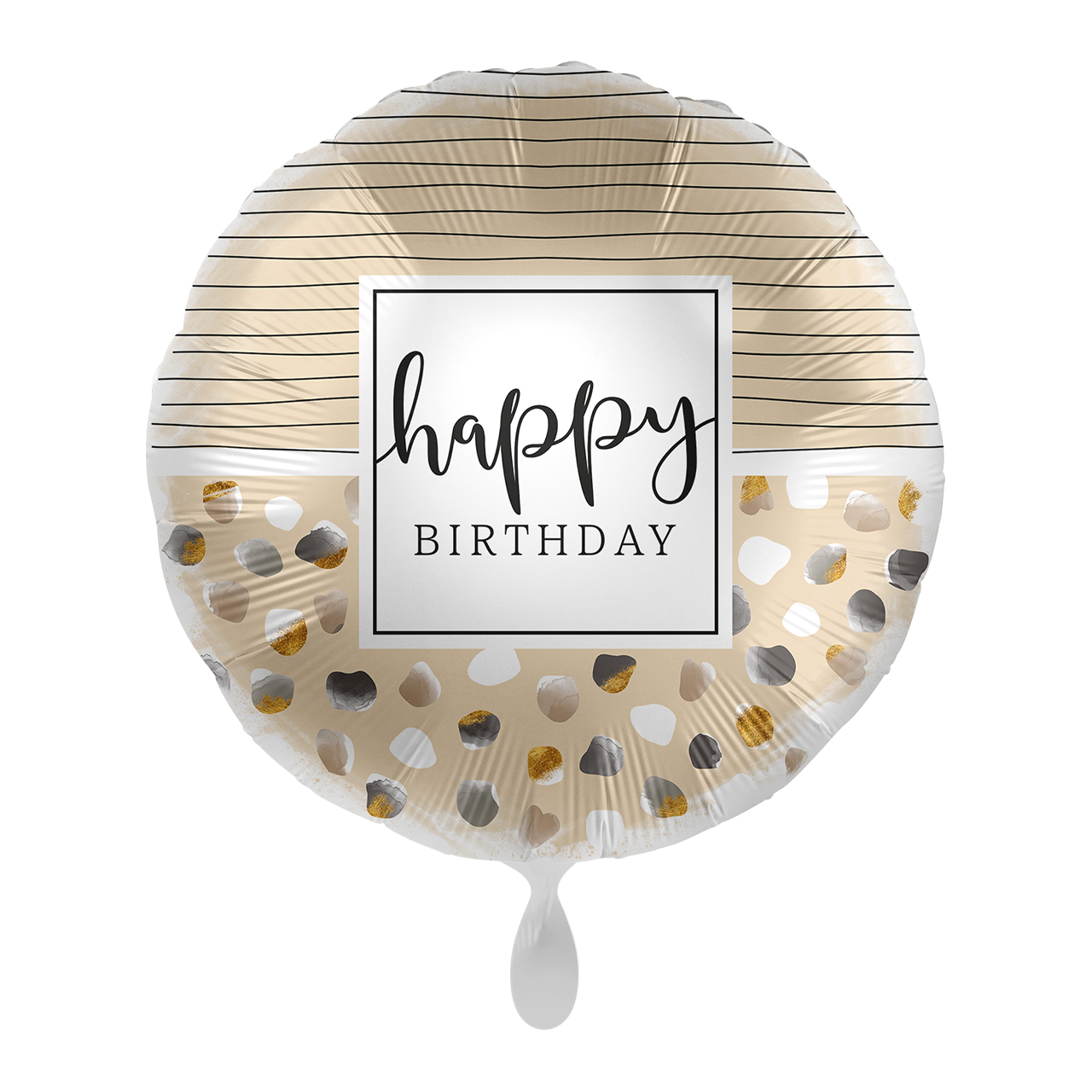 Birthday Natural Dots &amp; Stripes - ENG