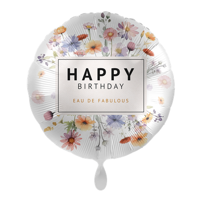 Colourful Flowers Birthday - ENG