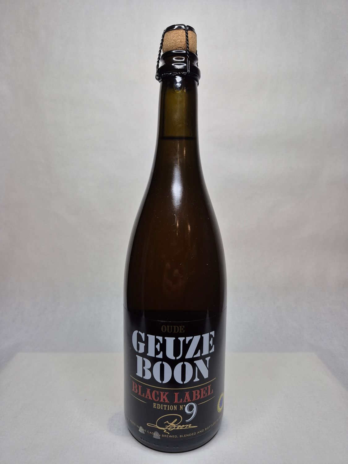 Boon Oude Geuze Black Label 9 | 75cl