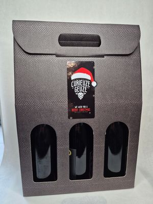 Cadeaudoos | Karton voor 3 Flessen
