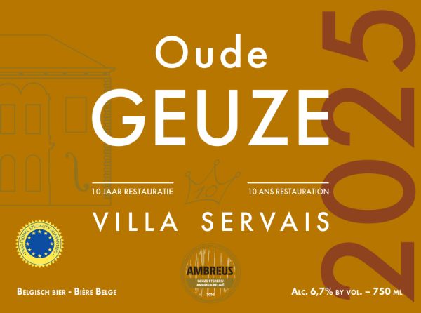 Villa Servais – Oude Geuze Ambreus 2025 | 75cl