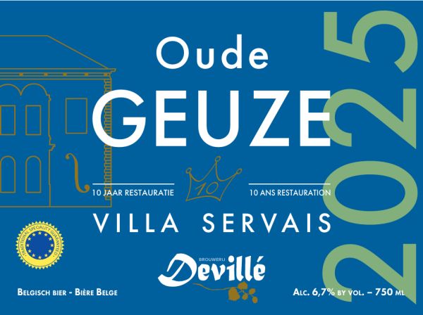 Villa Servais – Oude Geuze Devillé 2025 | 75cl