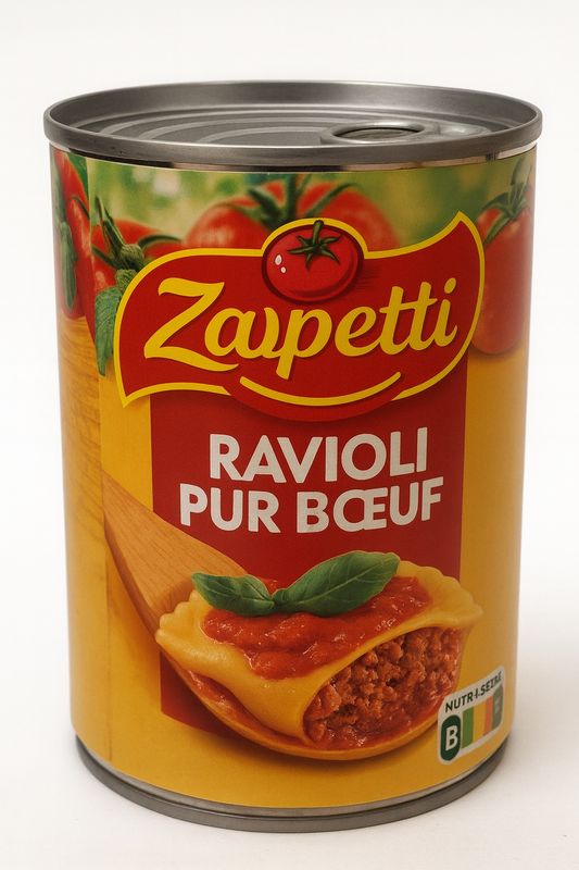 Ravioli pur bœuf français 400g Ravioli pur bœuf français 400g