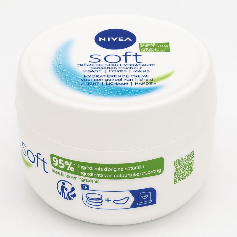 Crème Hydratante Fraîcheur Visage Corps Mains Soft 375ml Crème Hydratante Fraîcheur Visage Corps Mains Soft 375ml