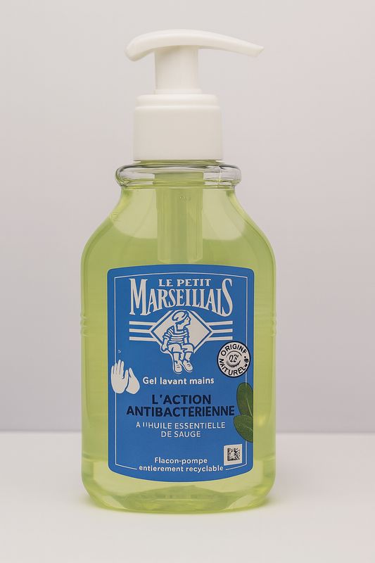 Savon liquide mains antibactérien huile essentielle 250ml Savon liquide mains antibactérien huile essentielle 250ml