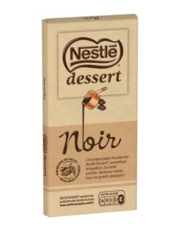Tablette de chocolat noir 205g Tablette de chocolat noir 205g