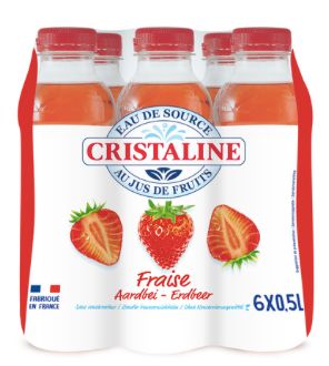 Cristaline fraise 50cl Cristaline fraise 50cl