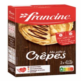 FRANCINE Ma pâte à crêpe 2 sachets de 190g