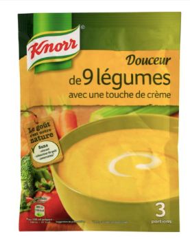 Soupe déshydratée douceur de 9 légumes Soupe déshydratée douceur de 9 légumes