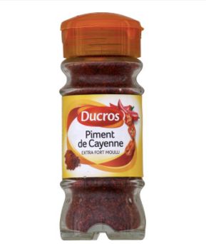 Piment de cayenne extra fort moulu 38g