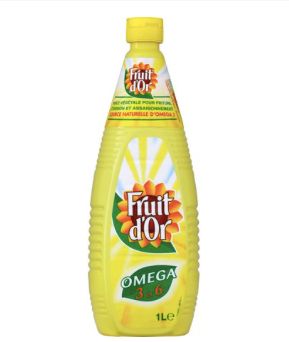 Huile de tournesol 1l source oméga 3 et 6 Huile de tournesol 1l source oméga 3 et 6