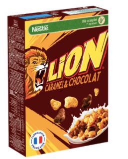 Céréales Lion caramel & chocolat 400g