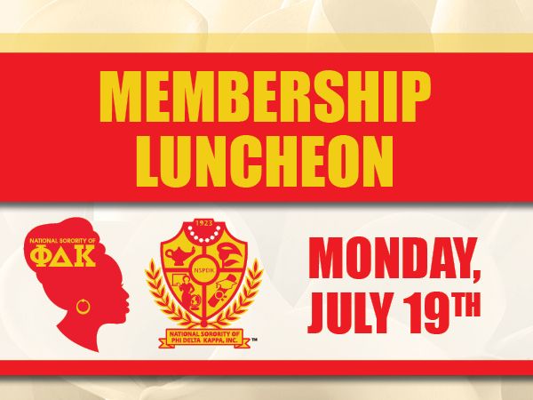 MEMBERSHIP LUNCHEON