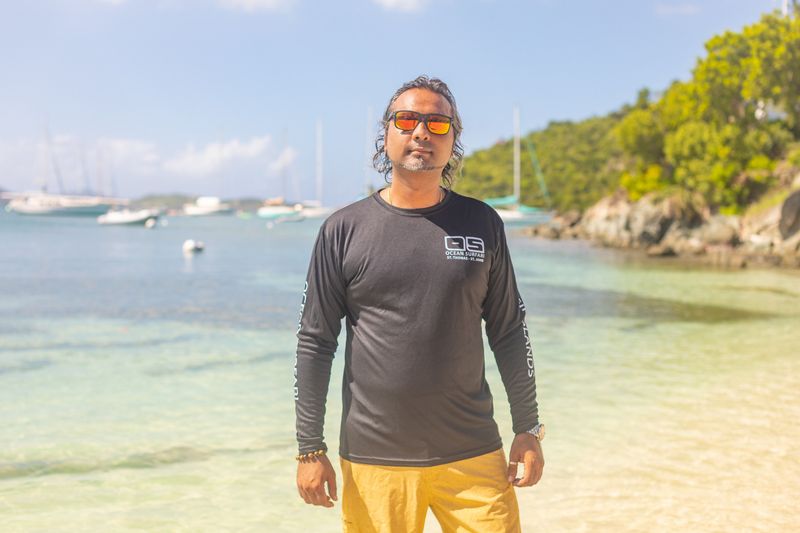OS SPF 50+ Performance Men&#39;s LS Black