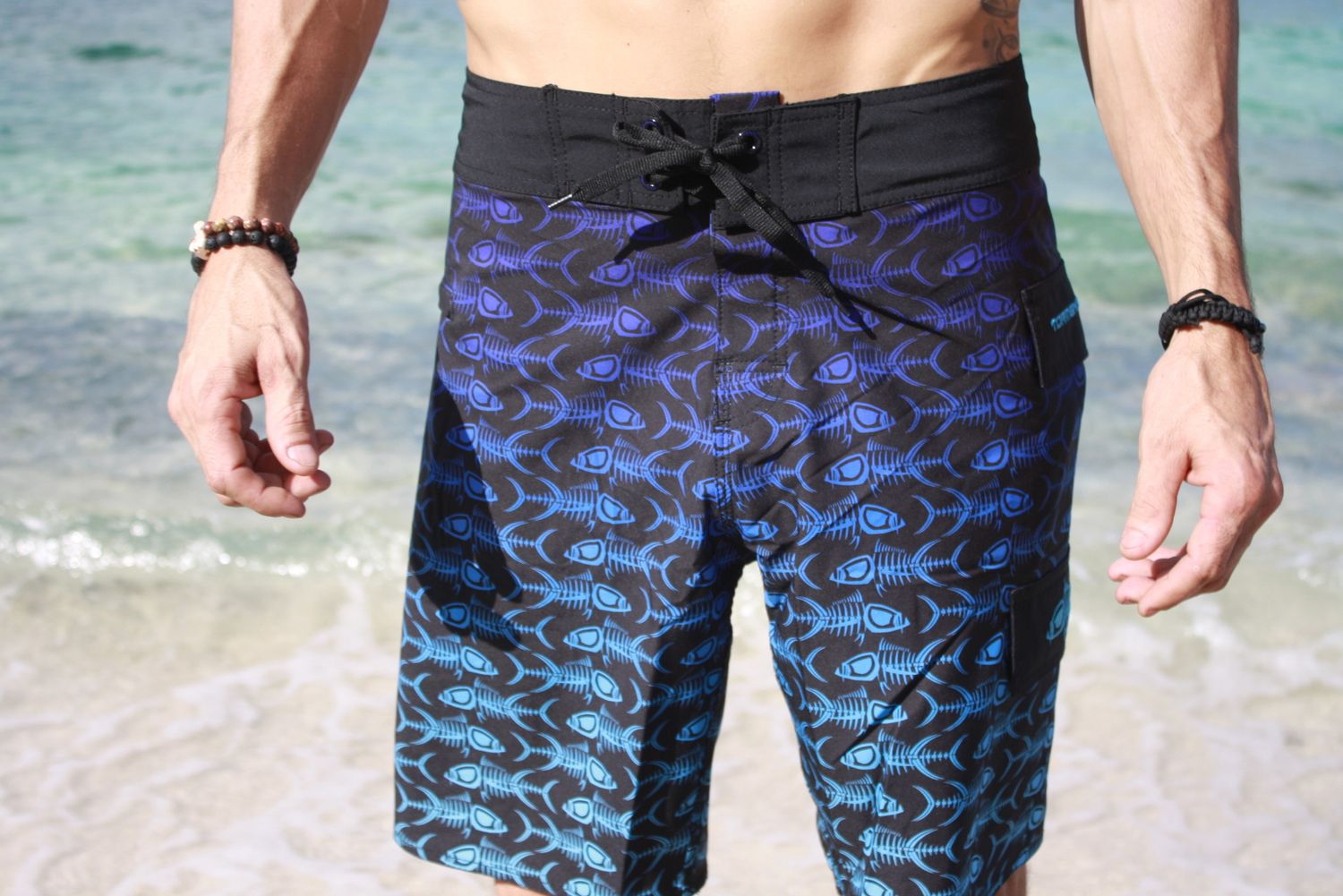 Tormenter 4X4 Board Short Ocean Fade