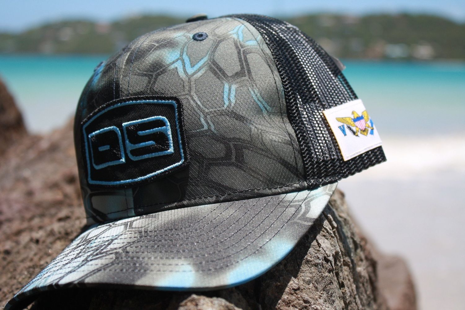 Ocean Surfari Hat, Color: Kryptek BK, Size: O/S