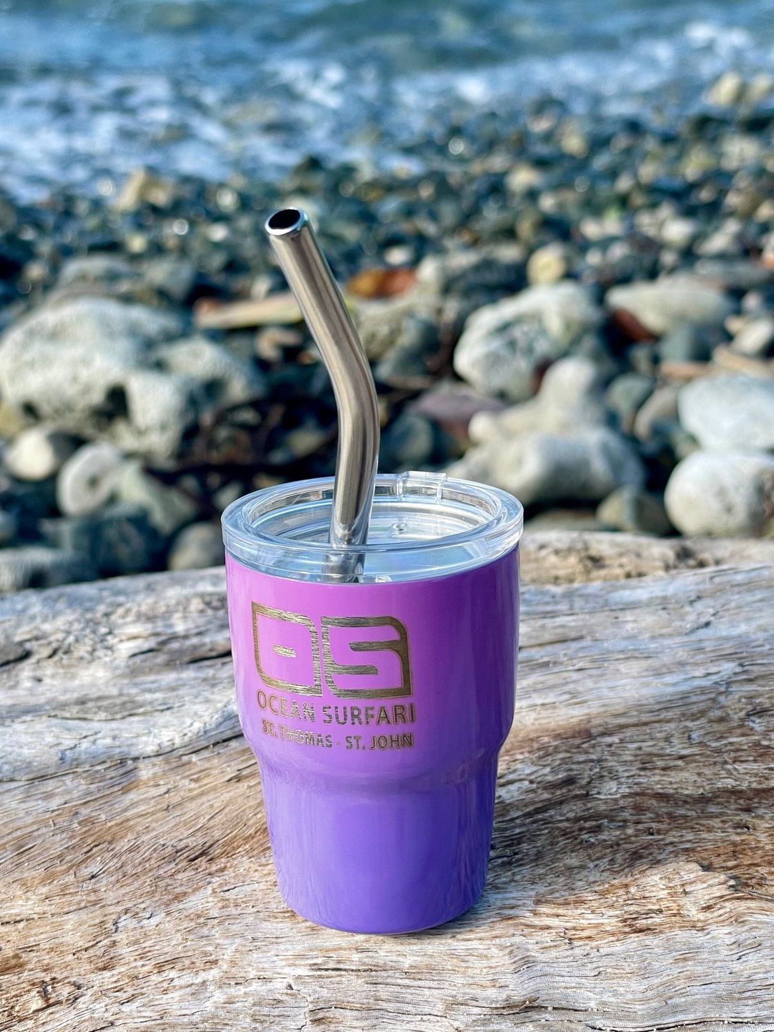 O/S Shot Cup Tumbler 2oz, Color: Purple Ombre