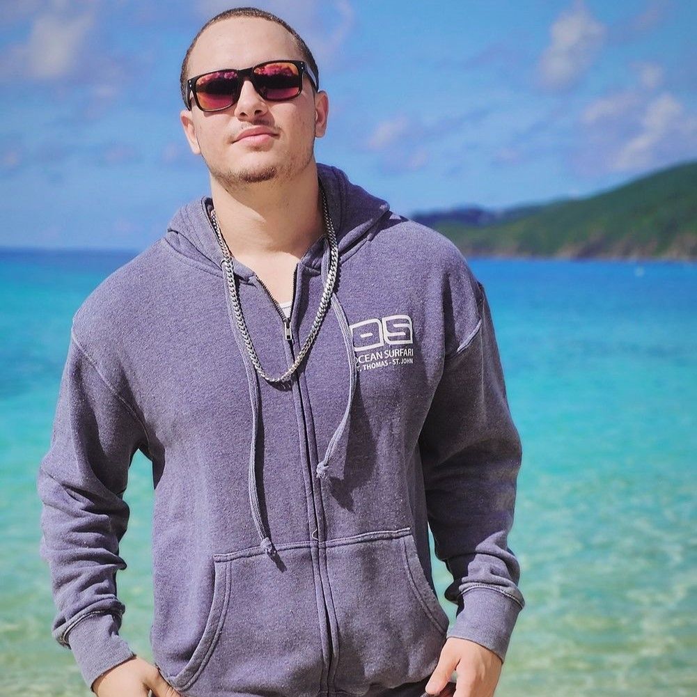 Men&#39;s F/Z Burnout Hoodie Deep Blue