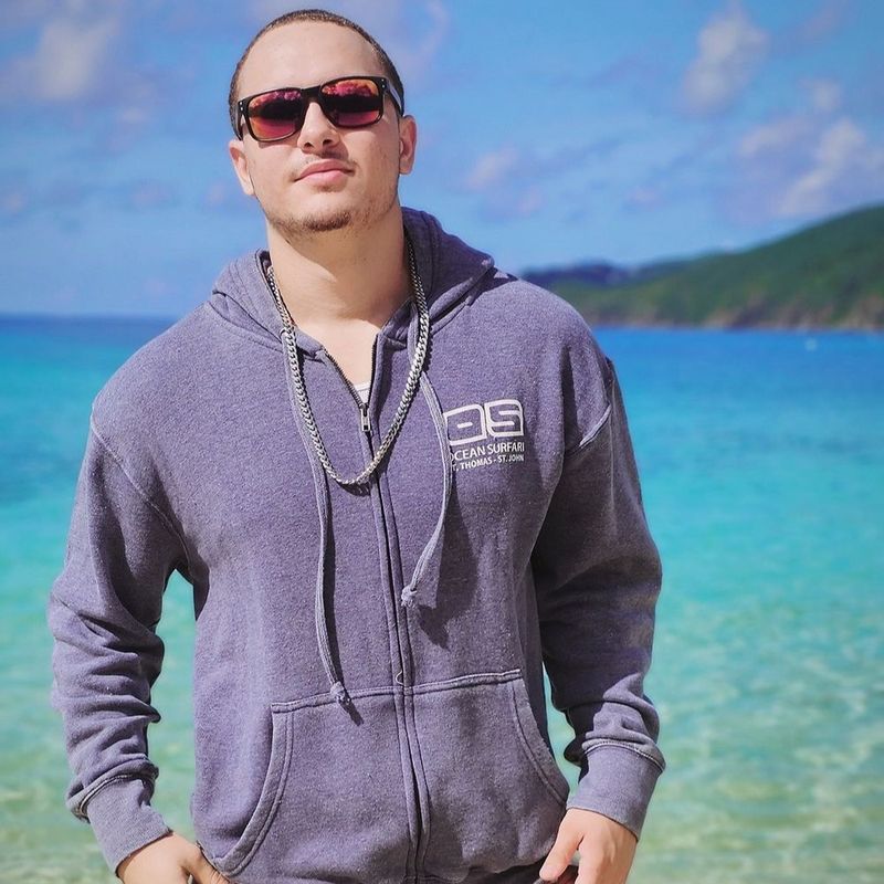 Men&#39;s F/Z Burnout Hoodie Deep Blue
