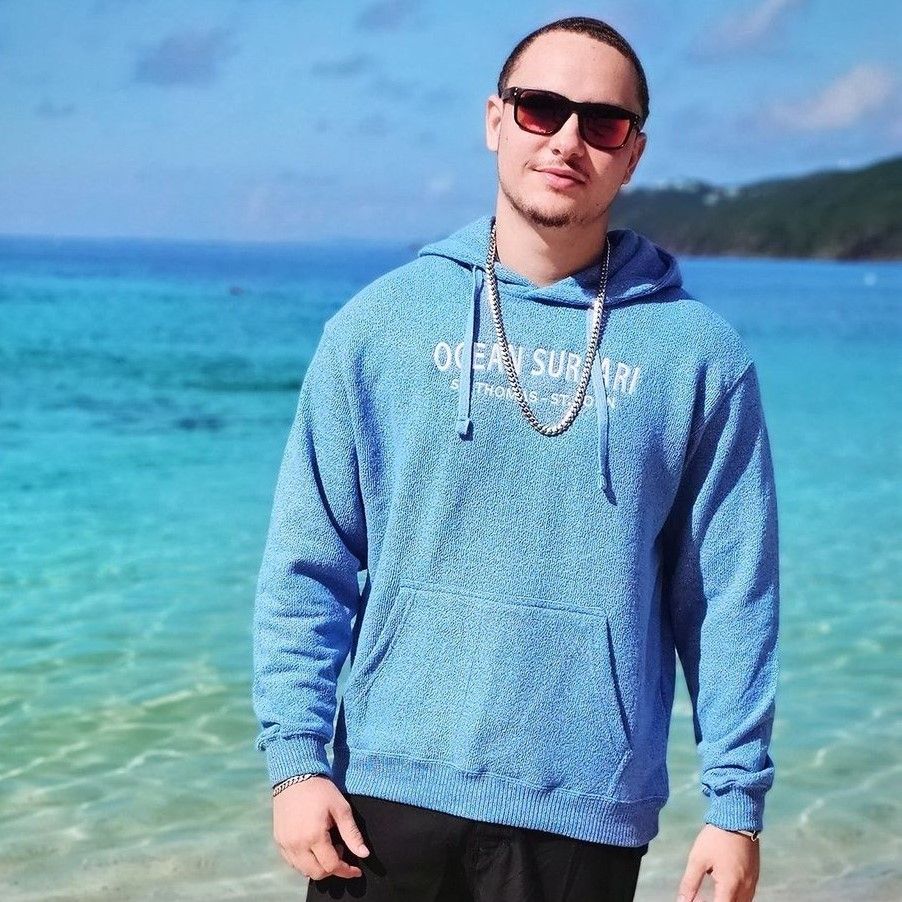 O/S Pull-Over Hoodie Denim