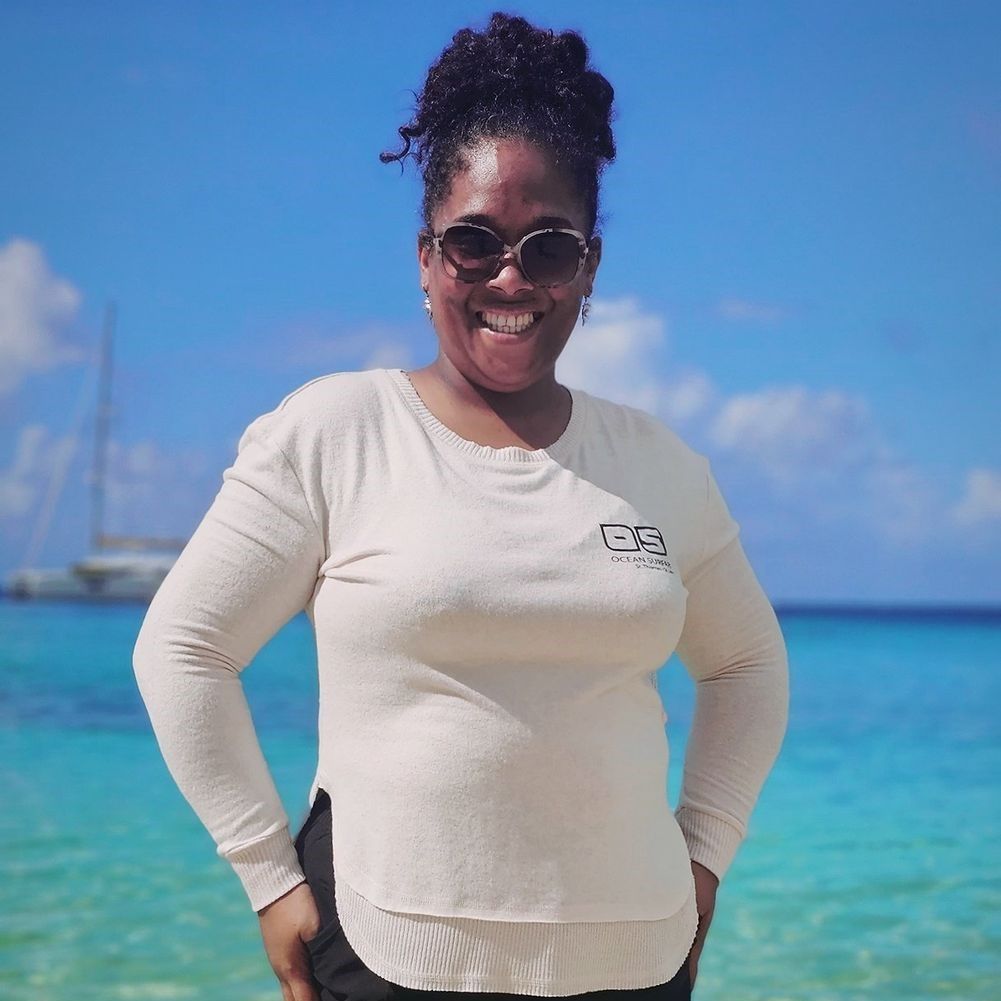 Ladies Hacci Crewneck Coconut