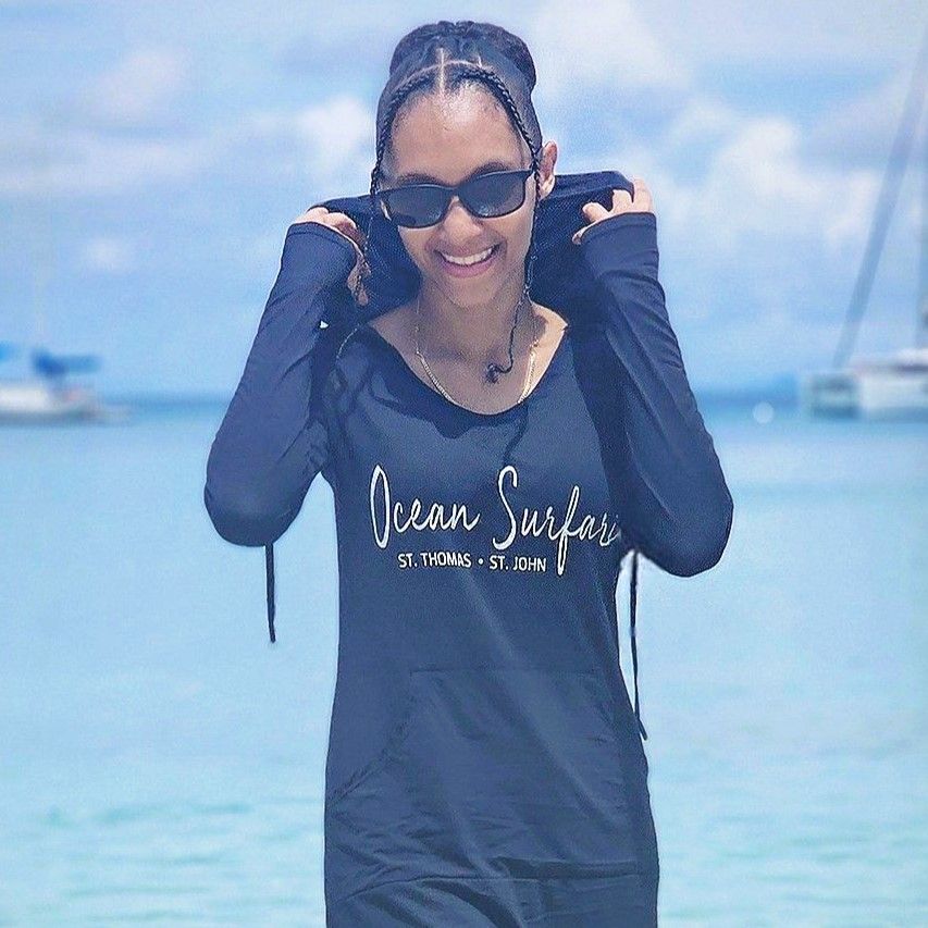 OS Women&#39;s Mesh Hoodie Dress - Black