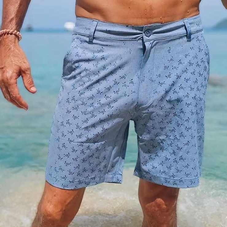 OS H2O Magic Print Boardshort Crossover -  Denim