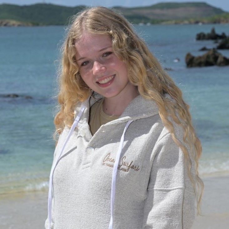 O/S USVI 2-Button PO Hoodie Ice Oatmeal