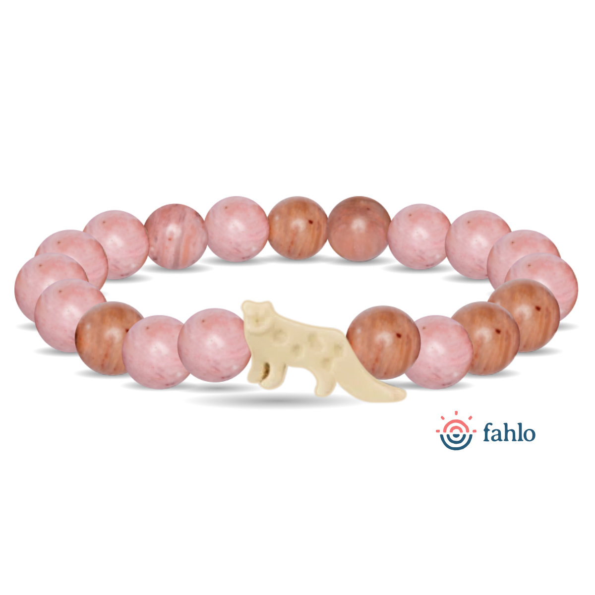 The Ascent Bracelet - Snow Leopard, Color: Wildflower Pink