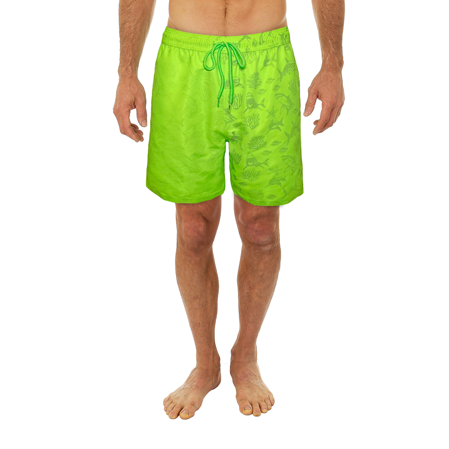 Uzzi Light Changing UV shorts - Fluorescent Green
