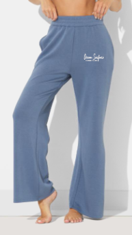 Ladies Cloud Fleece Pant Blue Jean