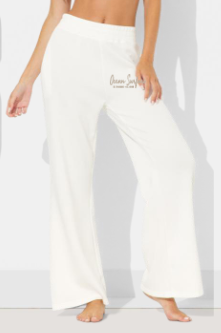 Ladies USVI Cloud Fleece Pant Bright Ivory