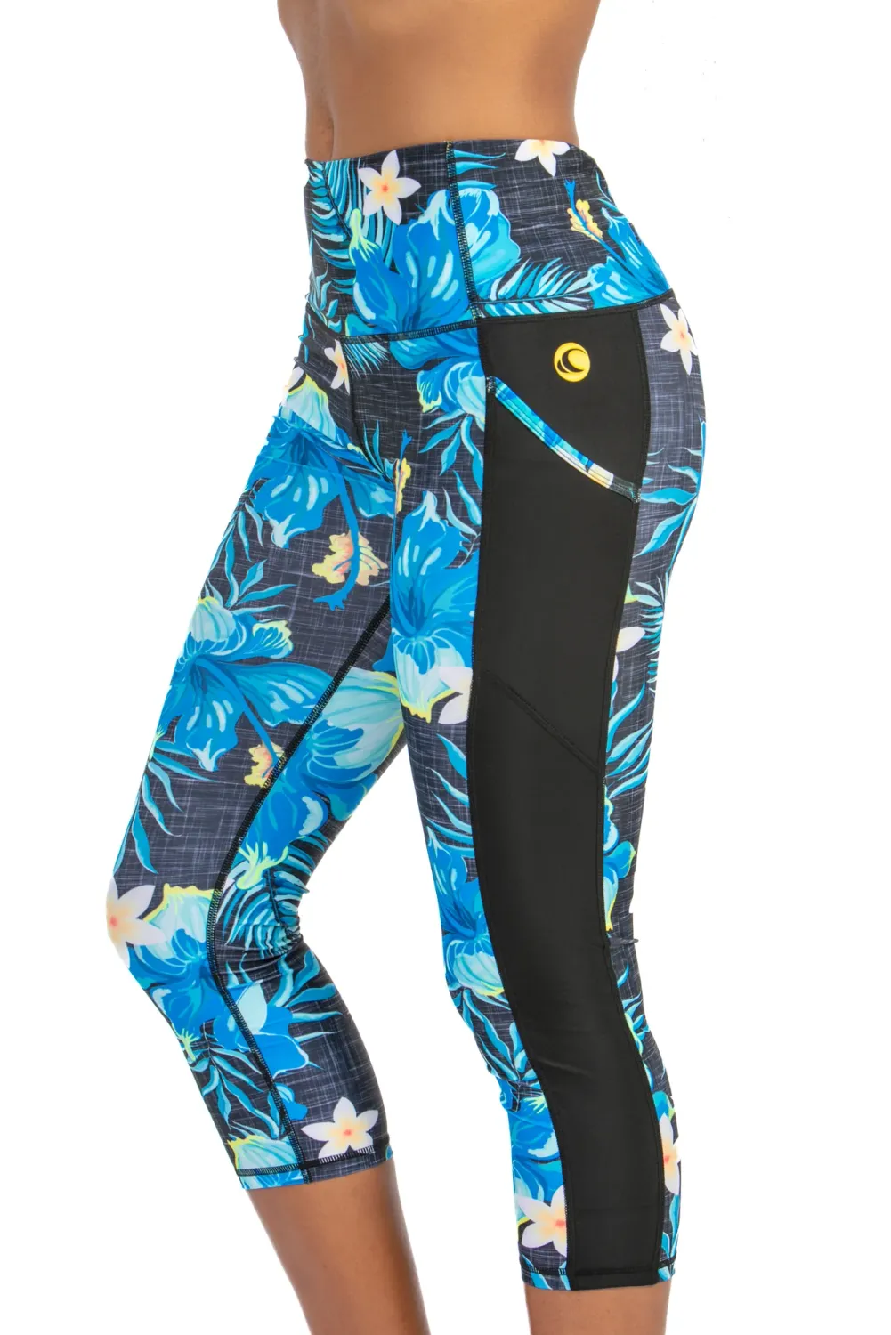 WL Capri Leggings - Linen Blossom