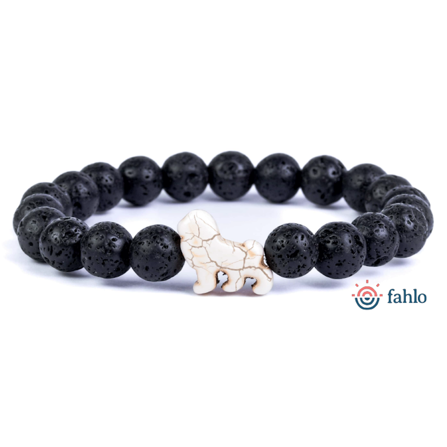 The Excursion Bracelet - Lion, Color: Lava Stone