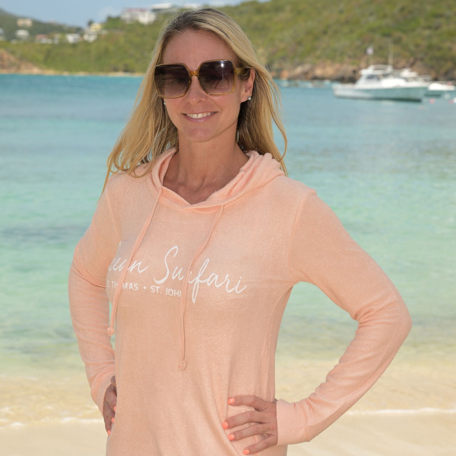 OS Bamboo Hoodie - Peach