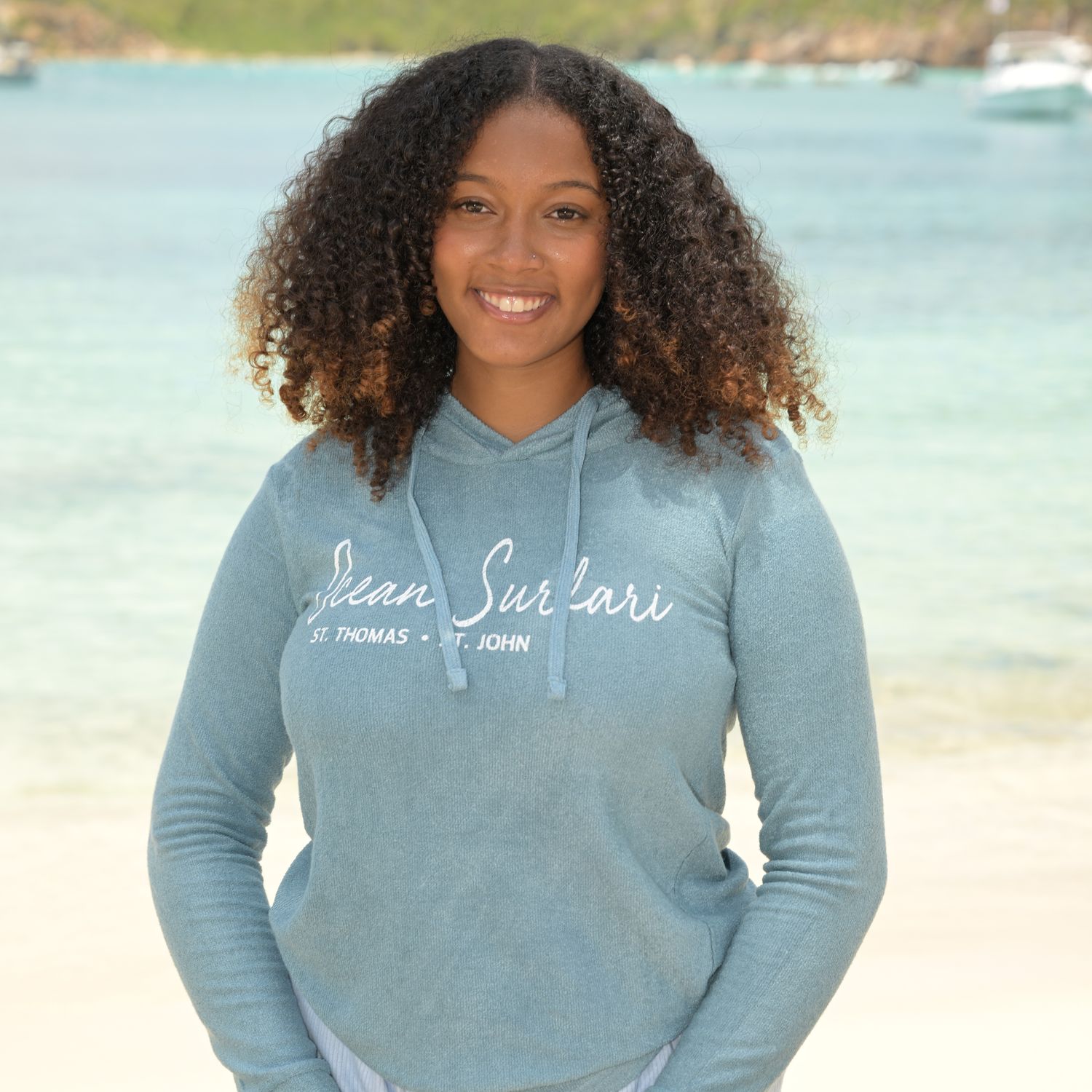OS Bamboo Hoodie - Slate Blue