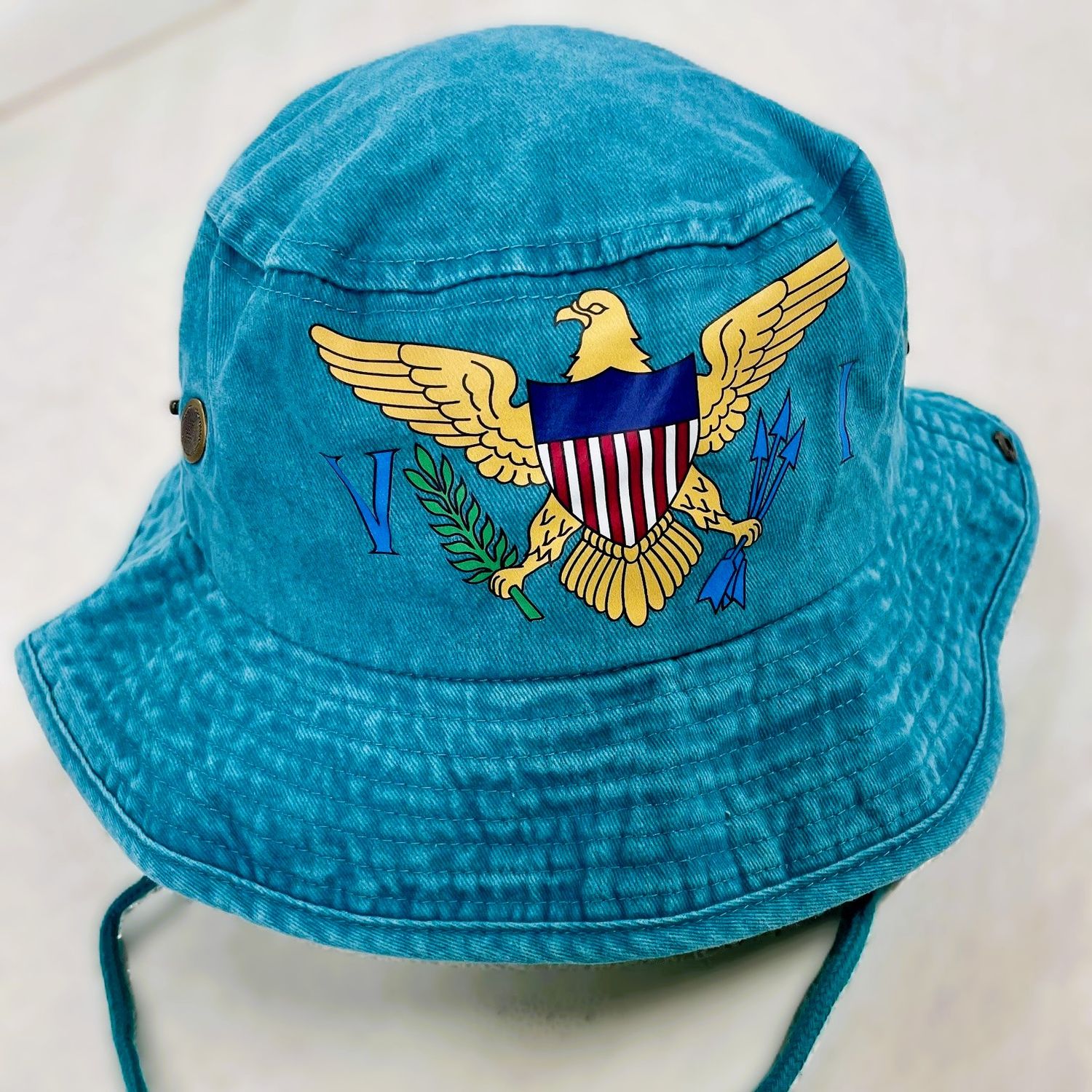 OS VI Flag Bucket Hat Aqua