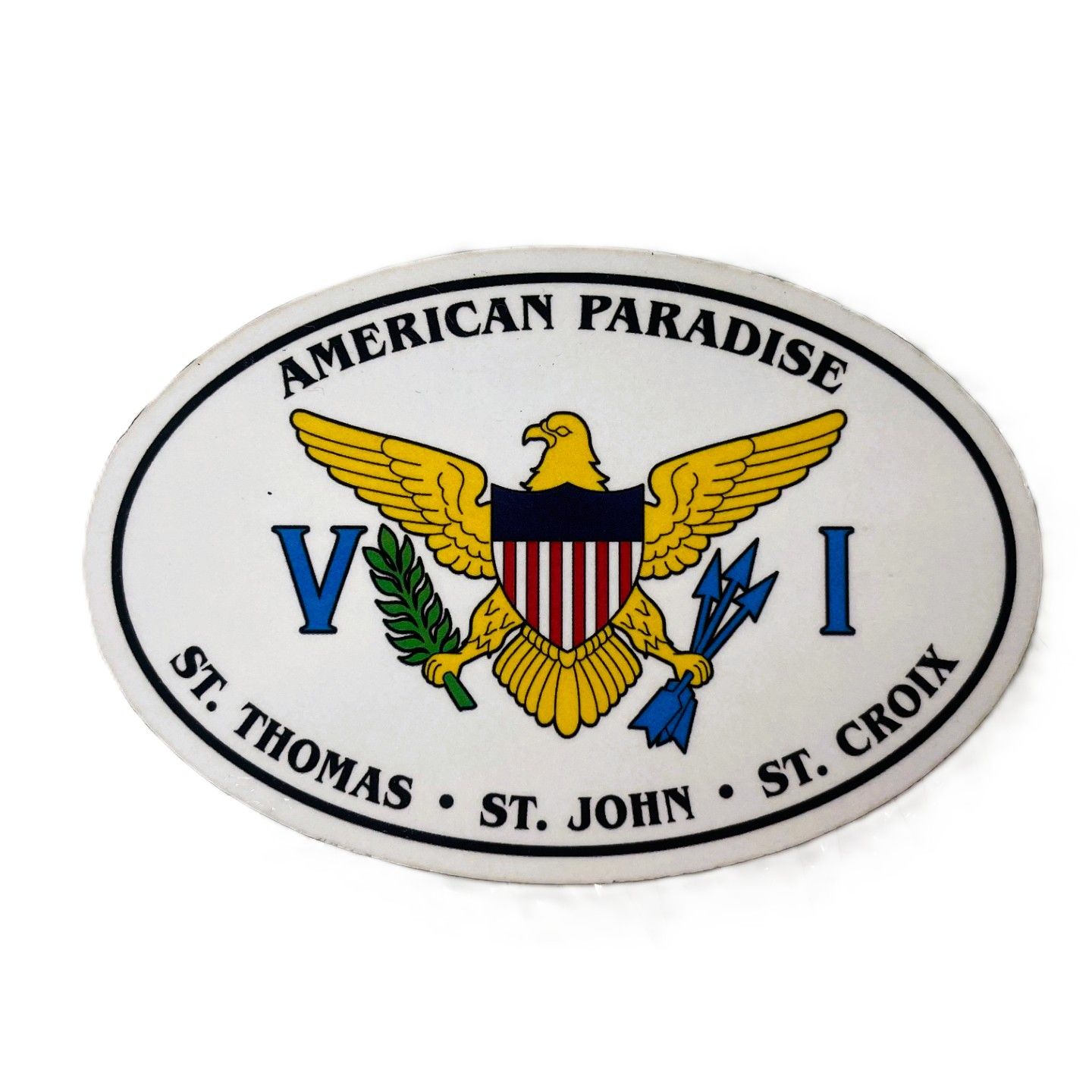 3D VI Flag Magnet