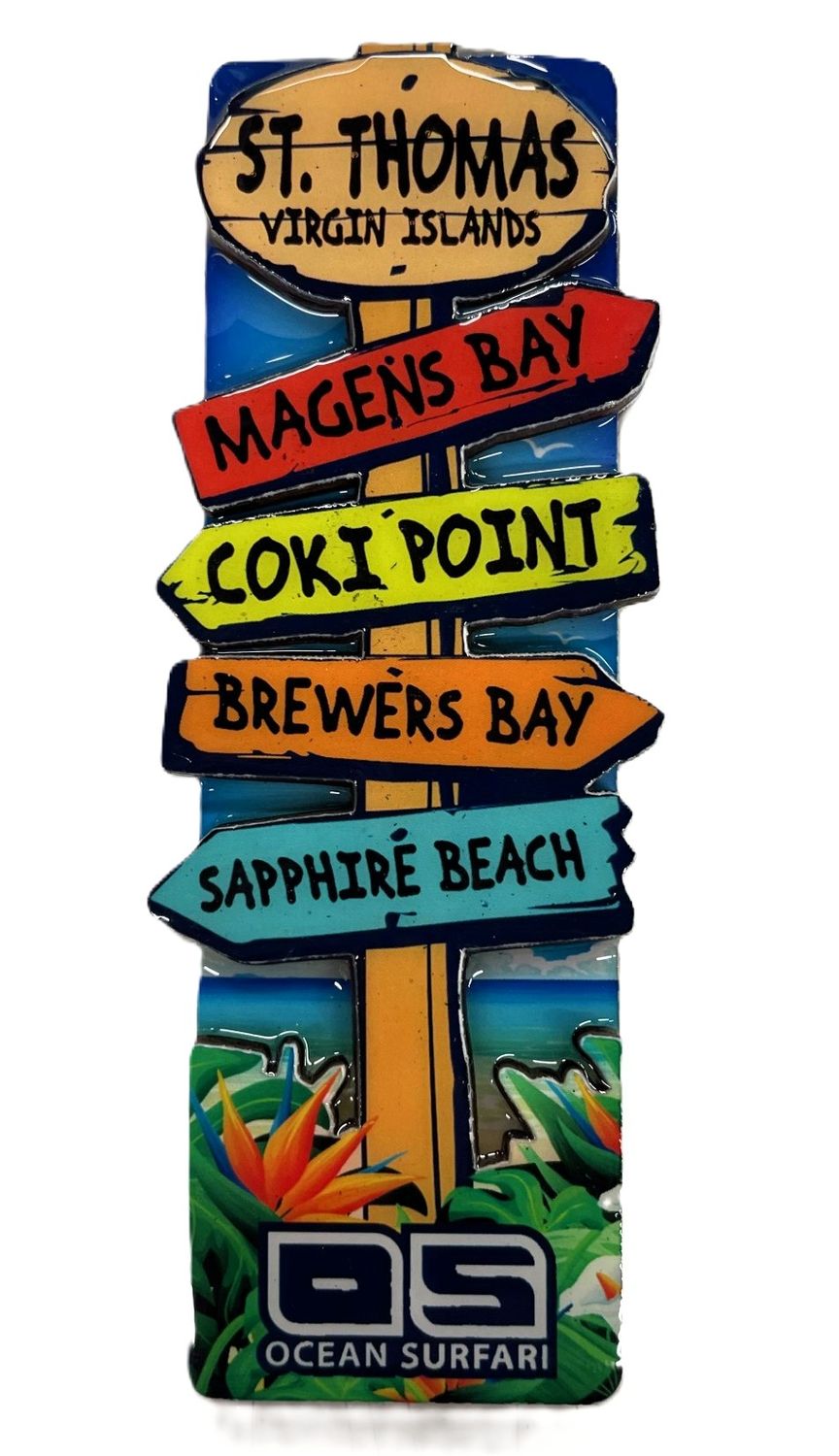 O/S St. Thomas Totem Magnet