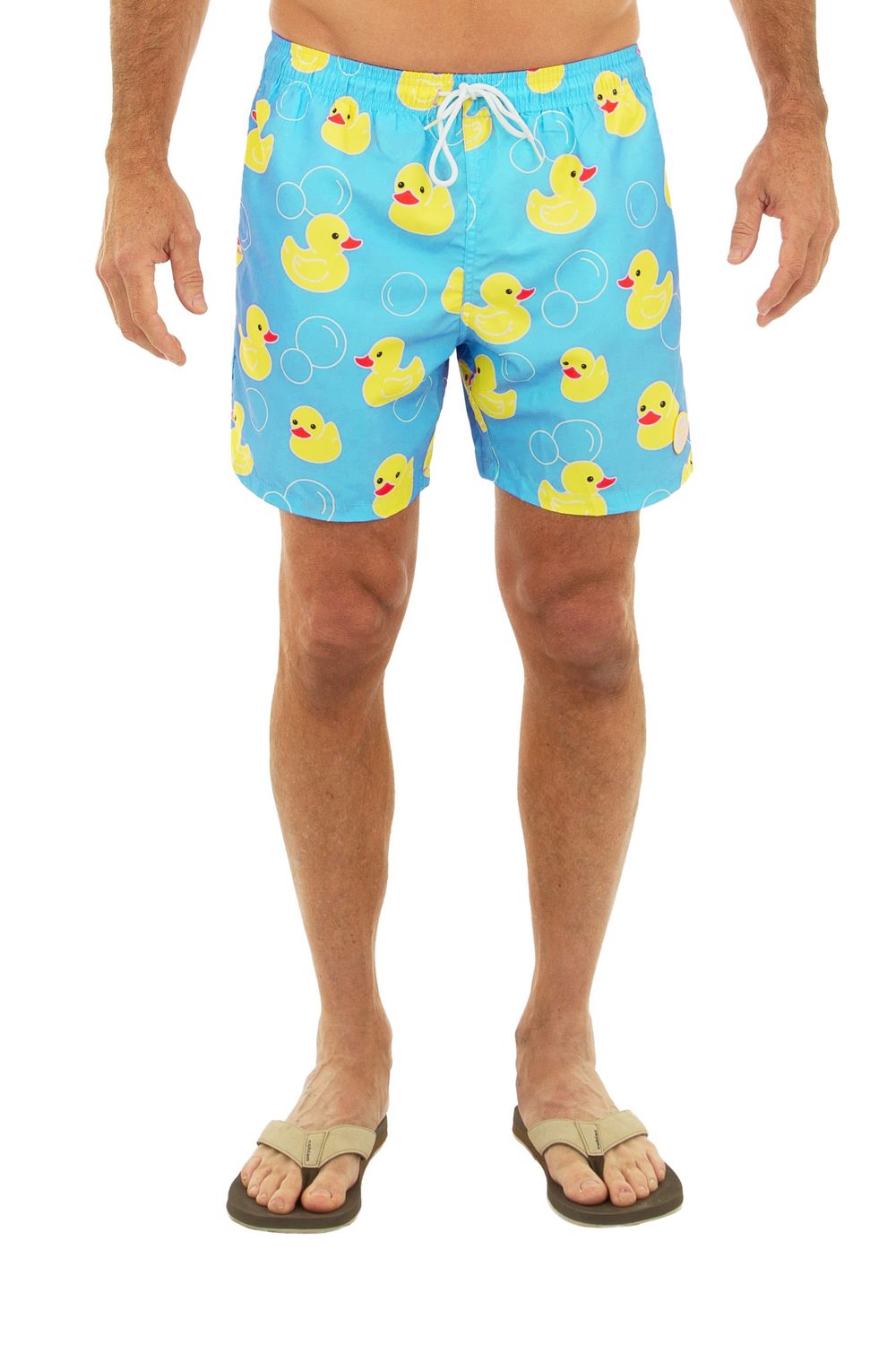 Uzzi Dry Fast Microfiber Shorts Ducks - Lt Blue
