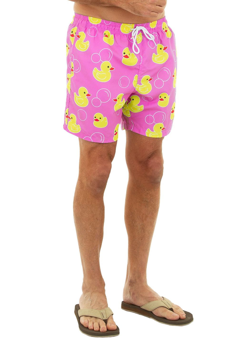Uzzi Dry Fast Microfiber Shorts Ducks - Pink